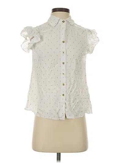 Lilly Pulitzer Short Sleeve Blouse In White