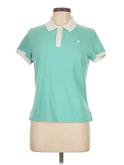 Pre-owned Lilly Pulitzer Short Sleeve Polo Shirt In Blue