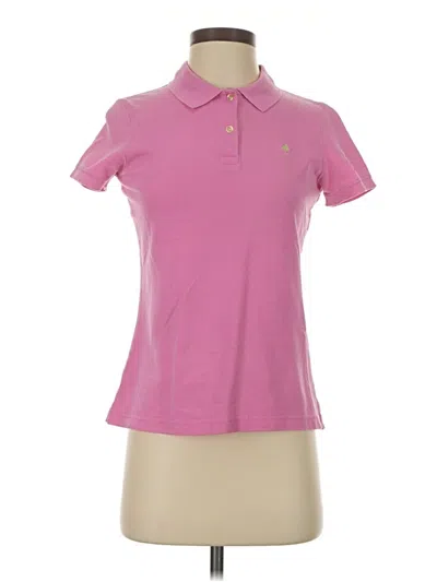 Pre-owned Lilly Pulitzer Short Sleeve Polo Shirt In Pink