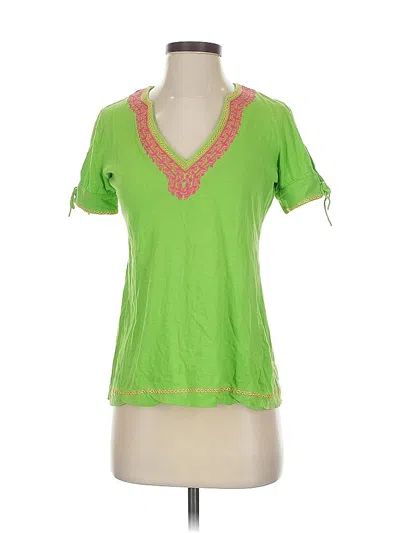 Pre-owned Lilly Pulitzer Short Sleeve T-shirt In Green