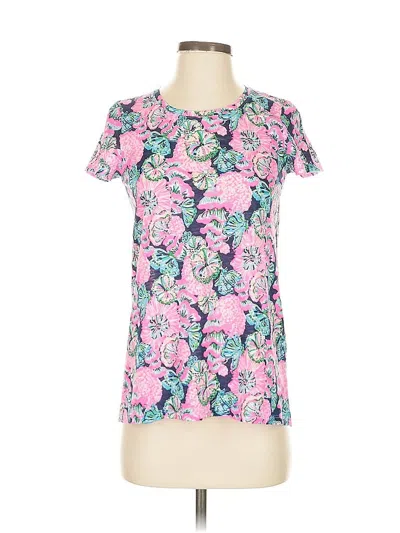 Pre-owned Lilly Pulitzer Short Sleeve T-shirt In Pink