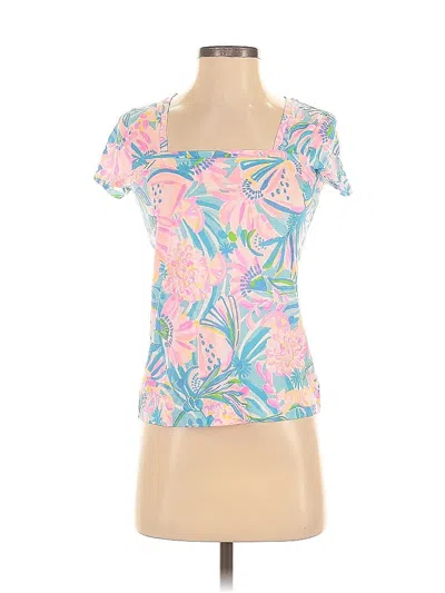 Pre-owned Lilly Pulitzer Short Sleeve T-shirt In Pink