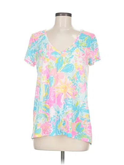 Pre-owned Lilly Pulitzer Short Sleeve T-shirt In Pink