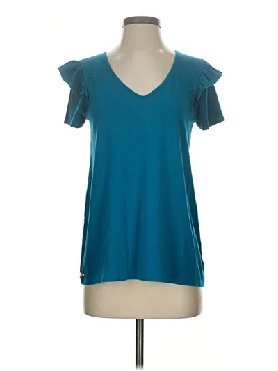 Pre-owned Lilly Pulitzer Short Sleeve T-shirt In Blue