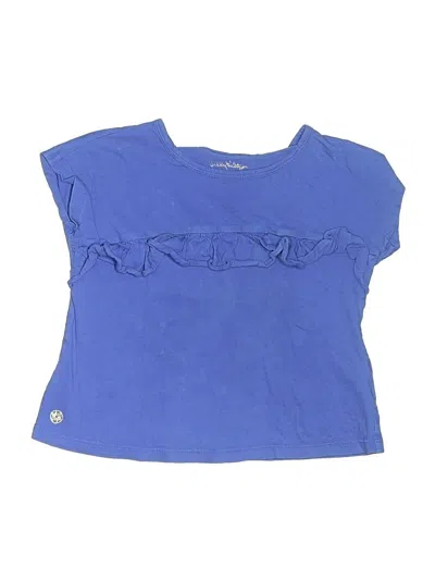 Pre-owned Lilly Pulitzer Kids' Short Sleeve T-shirt In Blue