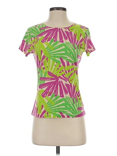 Pre-owned Lilly Pulitzer Short Sleeve T-shirt In Green