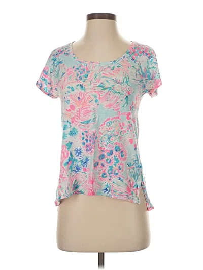 Pre-owned Lilly Pulitzer Short Sleeve T-shirt In Pink
