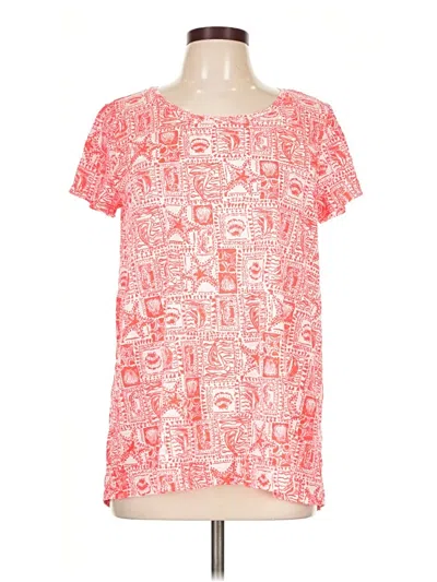 Pre-owned Lilly Pulitzer Short Sleeve T-shirt In Red
