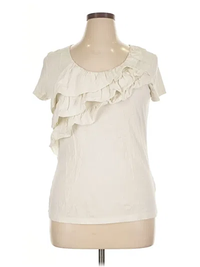 Pre-owned Lilly Pulitzer Short Sleeve T-shirt In White