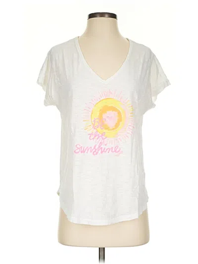 Pre-owned Lilly Pulitzer Short Sleeve T-shirt In White