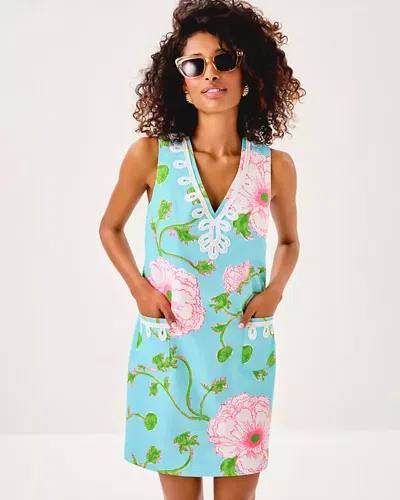 Lilly Pulitzer Sidonie Stretch Shift Dress In Blue