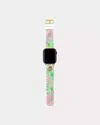 Lilly Pulitzer Silicone Apple Watch Band In Fauna Green Lime Feeling Good Accessories Small