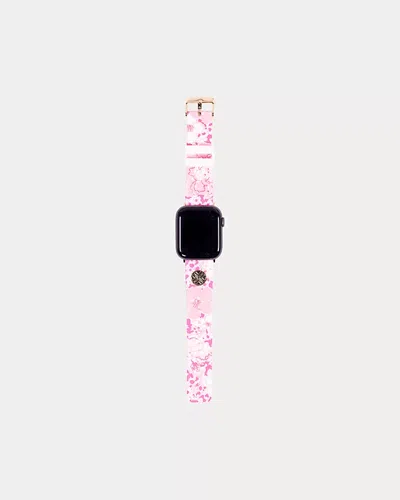 Lilly Pulitzer Silicone Apple Watch Band In Pink