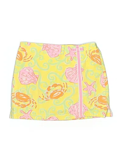 Pre-owned Lilly Pulitzer Kids' Skirt In Yellow