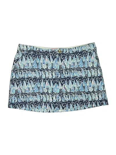 Pre-owned Lilly Pulitzer Skort In Blue