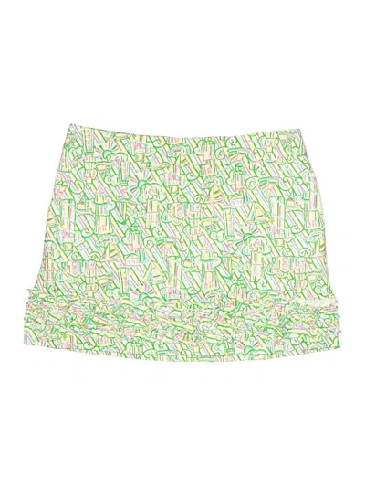 Pre-owned Lilly Pulitzer Skort In Green