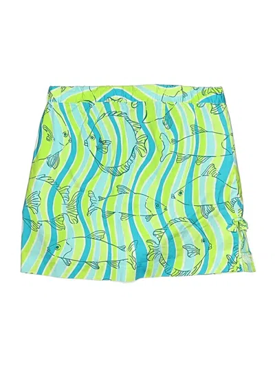Pre-owned Lilly Pulitzer Skort In Green