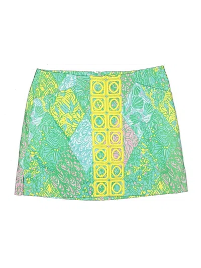 Pre-owned Lilly Pulitzer Skort In Green