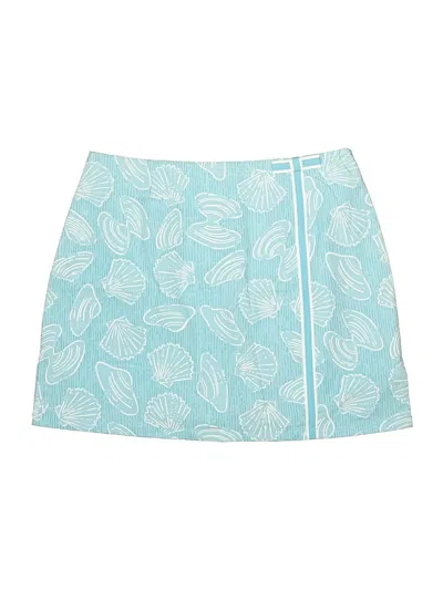 Pre-owned Lilly Pulitzer Skort In Teal