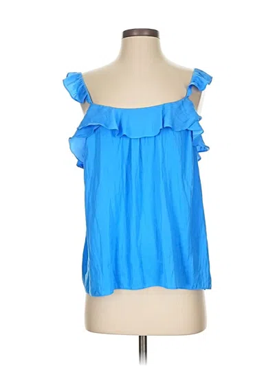 Pre-owned Lilly Pulitzer Sleeveless Blouse In Blue