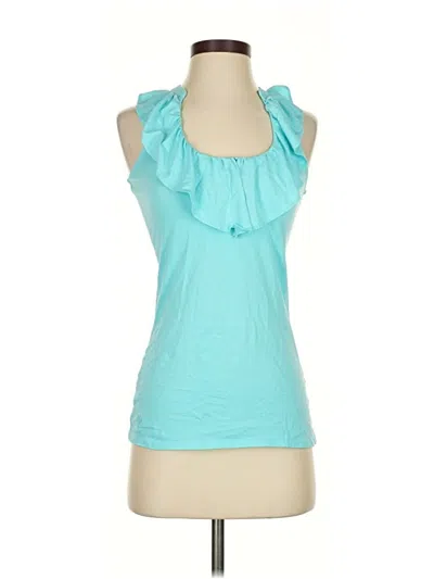 Pre-owned Lilly Pulitzer Sleeveless Blouse In Blue