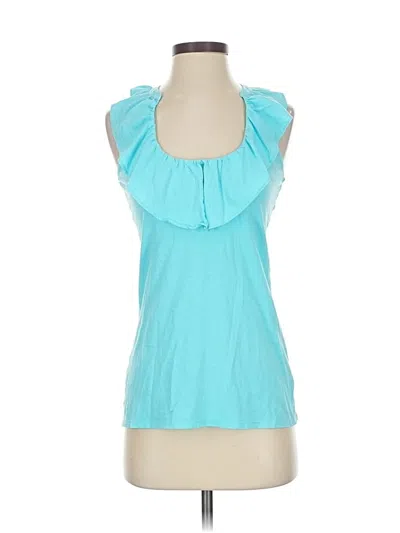 Pre-owned Lilly Pulitzer Sleeveless Blouse In Blue