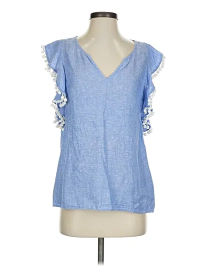 Pre-owned Lilly Pulitzer Sleeveless Blouse In Blue