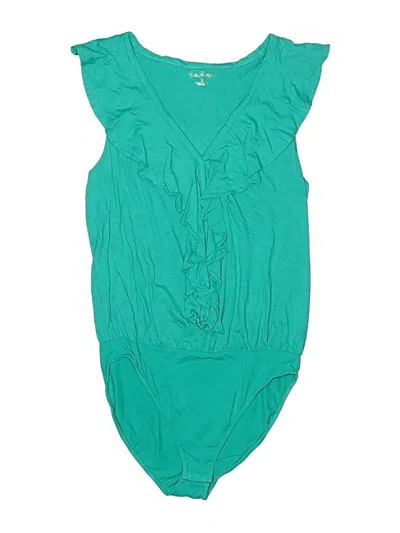 Pre-owned Lilly Pulitzer Sleeveless Blouse In Blue