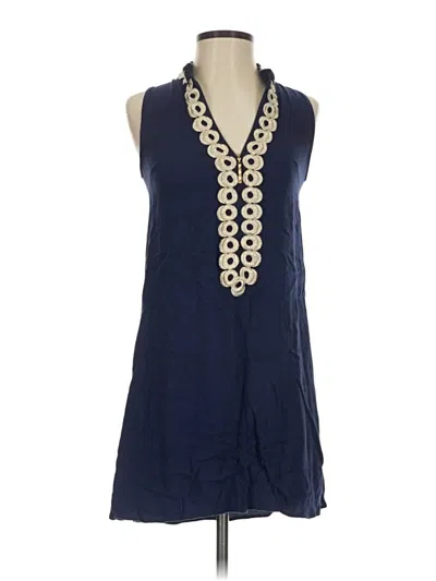 Pre-owned Lilly Pulitzer Sleeveless Blouse In Blue