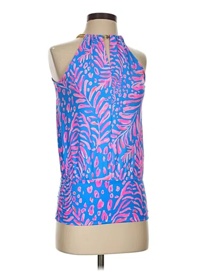 Pre-owned Lilly Pulitzer Sleeveless Blouse In Blue