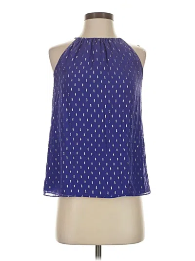 Pre-owned Lilly Pulitzer Sleeveless Blouse In Blue