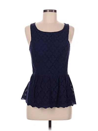 Pre-owned Lilly Pulitzer Sleeveless Blouse In Blue