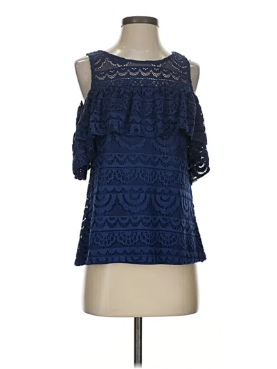 Pre-owned Lilly Pulitzer Sleeveless Blouse In Blue