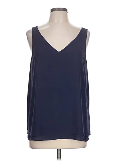 Pre-owned Lilly Pulitzer Sleeveless Blouse In Blue