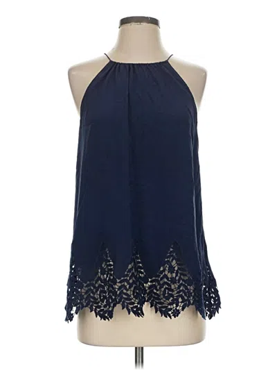 Pre-owned Lilly Pulitzer Sleeveless Blouse In Blue