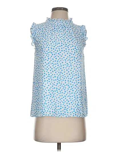 Pre-owned Lilly Pulitzer Sleeveless Blouse In Blue