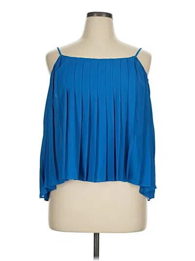 Pre-owned Lilly Pulitzer Sleeveless Blouse In Blue