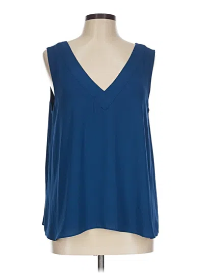 Pre-owned Lilly Pulitzer Sleeveless Blouse In Blue