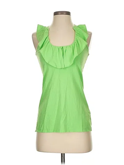 Pre-owned Lilly Pulitzer Sleeveless Blouse In Green