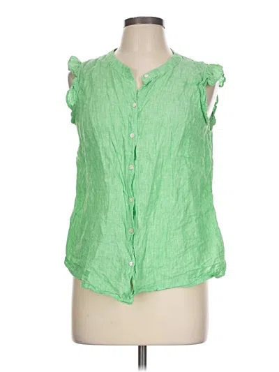 Pre-owned Lilly Pulitzer Sleeveless Blouse In Green