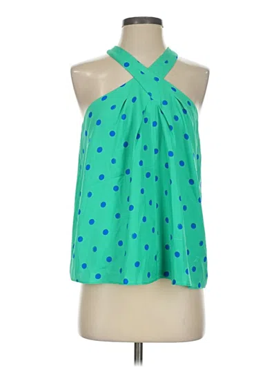 Pre-owned Lilly Pulitzer Sleeveless Blouse In Green