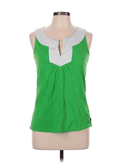 Pre-owned Lilly Pulitzer Sleeveless Blouse In Green