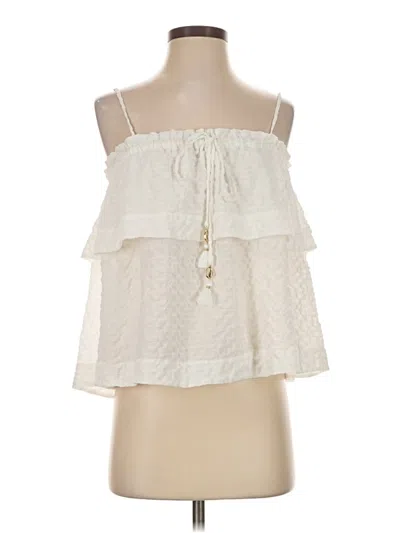 Pre-owned Lilly Pulitzer Sleeveless Blouse In Ivory