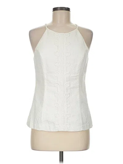 Pre-owned Lilly Pulitzer Sleeveless Blouse In Ivory