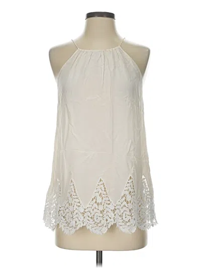 Pre-owned Lilly Pulitzer Sleeveless Blouse In Ivory