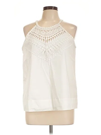 Pre-owned Lilly Pulitzer Sleeveless Blouse In Ivory
