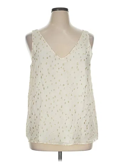 Pre-owned Lilly Pulitzer Sleeveless Blouse In Ivory