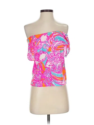 Pre-owned Lilly Pulitzer Sleeveless Blouse In Pink