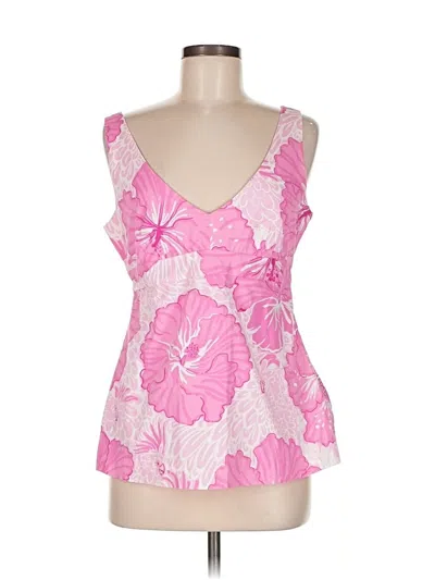 Pre-owned Lilly Pulitzer Sleeveless Blouse In Pink