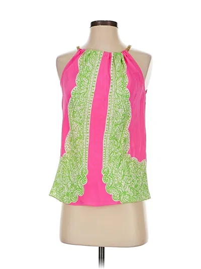 Pre-owned Lilly Pulitzer Sleeveless Blouse In Pink